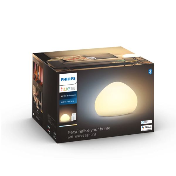 Philips Lighting Wellner Hue White ambiance tafellamp White