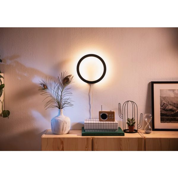 Philips Lighting Sana Hue White and Color Ambiance wandlamp (uitbreiding) Black