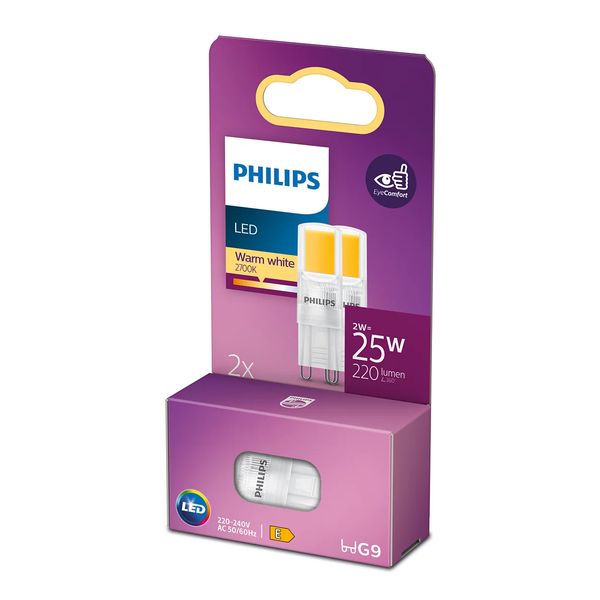 Philips Lighting LED-capsule G9 2W-25W WW (2pcs)       