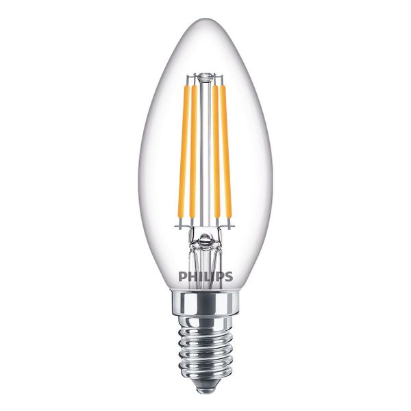 Philips Lighting LED kaarslamp Filament E14 B35 6,5W-60W    