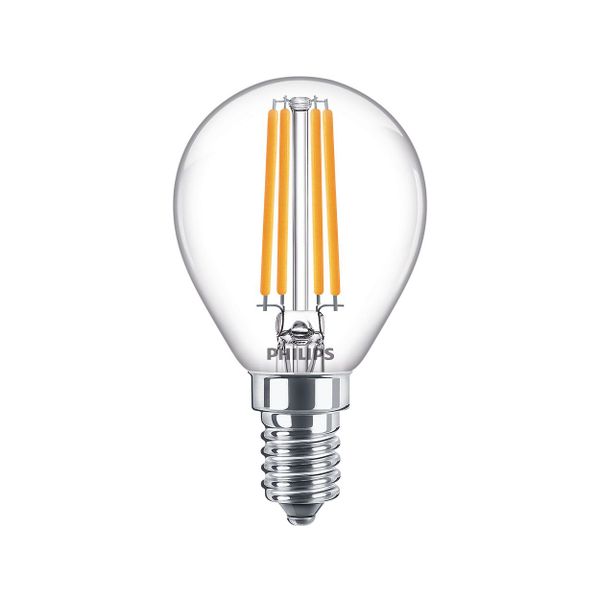 Philips Lighting LED kogellamp Filament E14 P45 6,5W-60W    