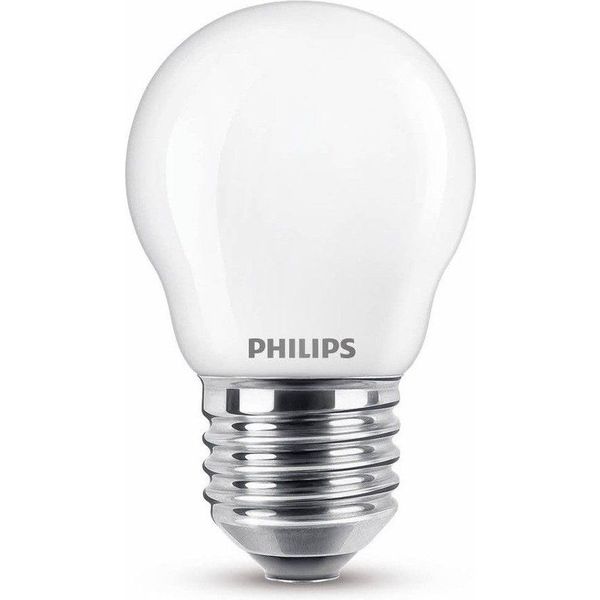 Philips Lighting LED kogellamp E27 P45 4,3W-40W CW          