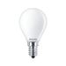 Philips Lighting LED kogellamp E14 P45 6,5W-60W WW          