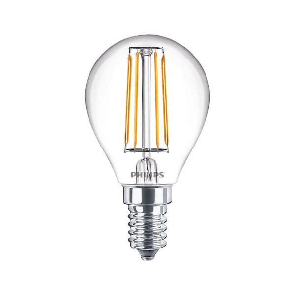 Philips Lighting LED Kogellamp Filament E14 P45 4,3W-40W    