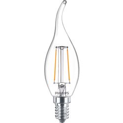 Philips Lighting LED kaarslamp Filament E14 BA35 2W-25W     