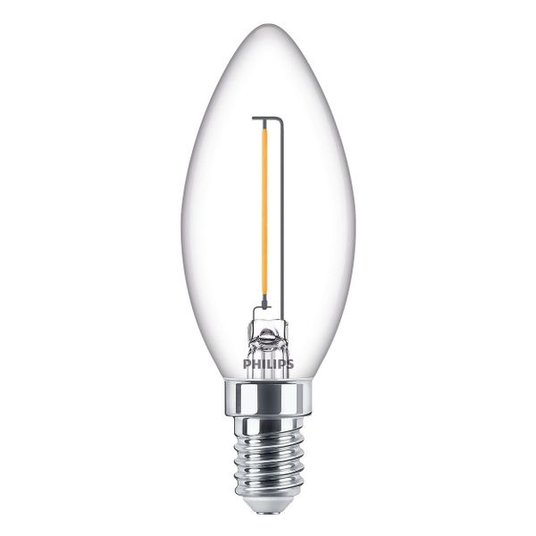 Philips Lighting LED kaarslamp Filament E14 B35 1,4W-15W    