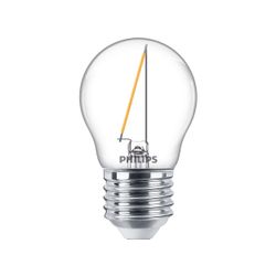 Philips Lighting LED kogellamp Filament E27 P45 1,4W-15W    