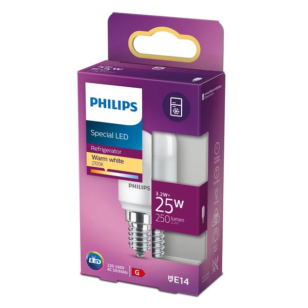 Philips Lighting LED kogellamp E14 T25 3,2W-25W WW          