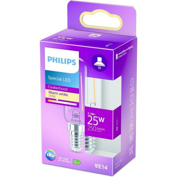 Philips Lighting LED-lamp Filament E14 T25L 2,1W-25W   