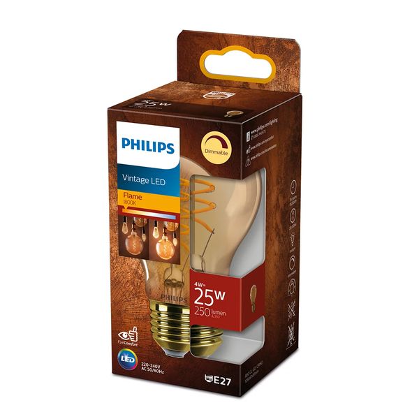 Philips Lighting LED-lamp Gold E27 A60 4W-25W Dimbaar  