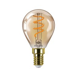 Philips Lighting LED kogellamp Gold E14 P45 2,6W-15W Dimbaar