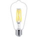 Philips Lighting LED-lamp filament E27 ST64 5,9W-60W Dimbaar