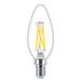 Philips Lighting LED kaarslamp Filament E14 B35 2,5W-25W Dimbaar 