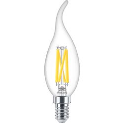 Philips Lighting LED kaarslamp Filament E14 BA35 3,4W-40W Dimbaar