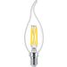 Philips Lighting LED kaarslamp Filament E14 BA35 3,4W-40W Dimbaar