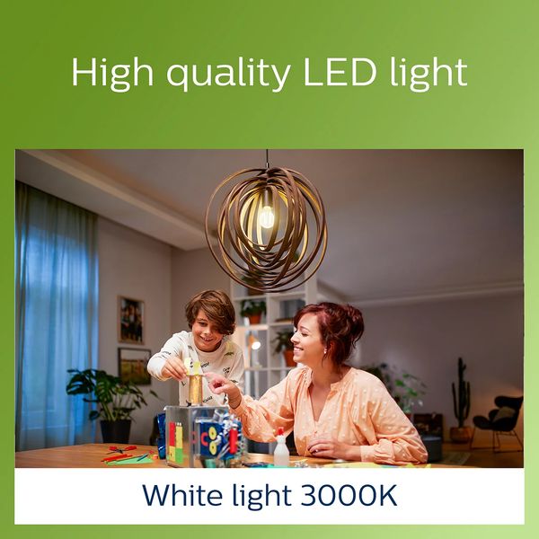 Philips Lighting LED-lamp filament E27 A60 4W-60W WH 3000K  