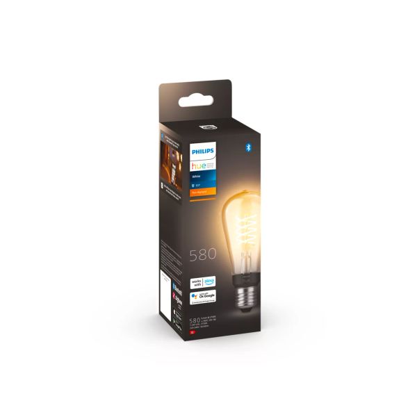 Philips Lighting Hue White filament ST64 Edison - E27 slimme lamp