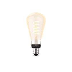 Philips Lighting Hue White ambiance filament ST72 Edison - E27 slimme lamp