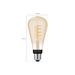 Philips Lighting Hue White ambiance filament ST72 Edison - E27 slimme lamp