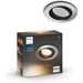 Philips Lighting Milliskin Hue White ambiance inbouwspot 1x5W aluminium