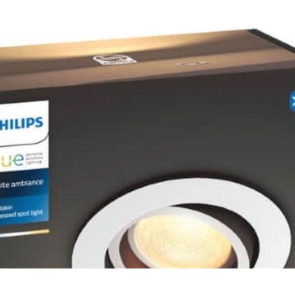 Philips Lighting Milliskin Hue White ambiance inbouwspot 1x5W white