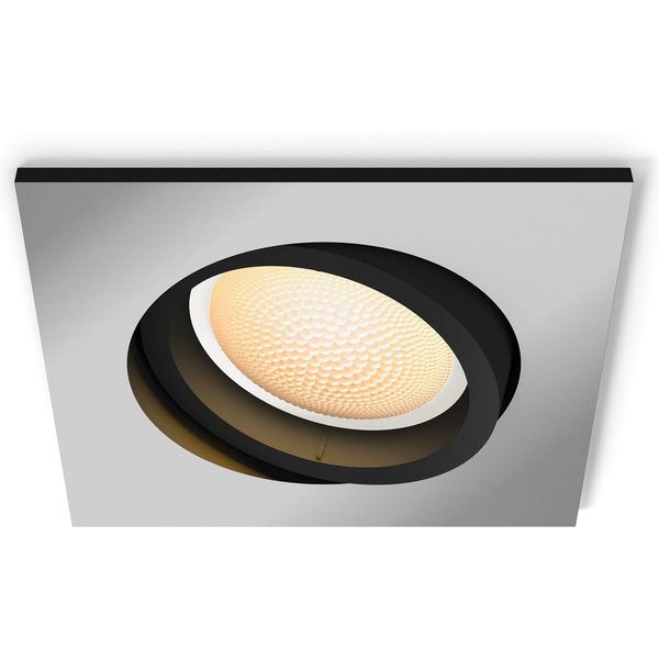 Philips Lighting Milliskin Hue White Ambiance inbouwspot 1x5W aluminium