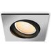 Philips Lighting Milliskin Hue White Ambiance inbouwspot 1x5W aluminium