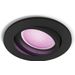 Philips Lighting Centura Hue recessed R. black 1x5.7W