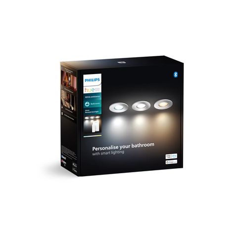 Adore Hue recessed chrome 3x4.2W  Philips Lighting