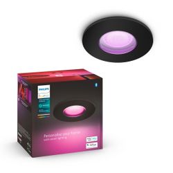 Philips Lighting Xamento Hue White and Color Ambiance inbouwspot 1x5.7W Black