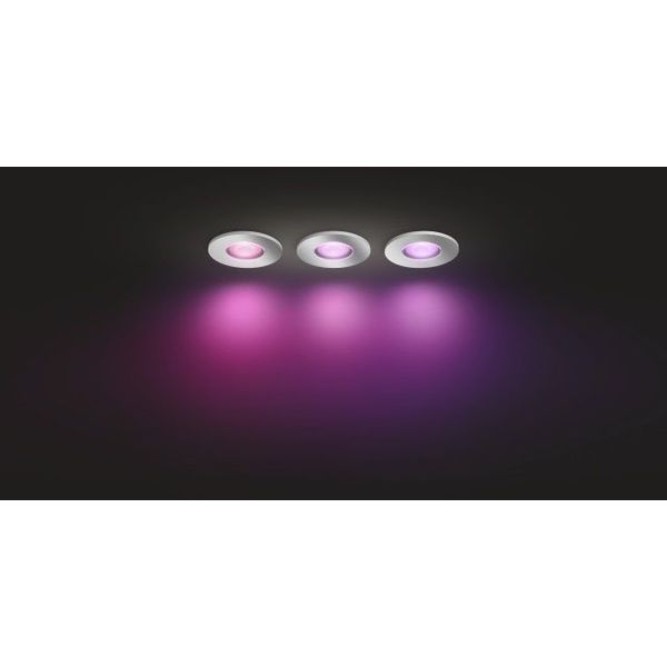 Philips Lighting Xamento Hue White and Color Ambiance inbouwspot 1x5.7W Chrome