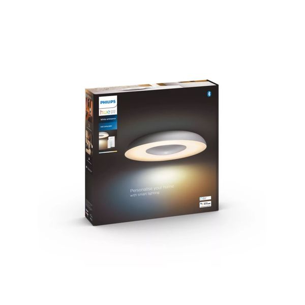 Philips Lighting Still Hue White ambiance plafondlamp aluminium