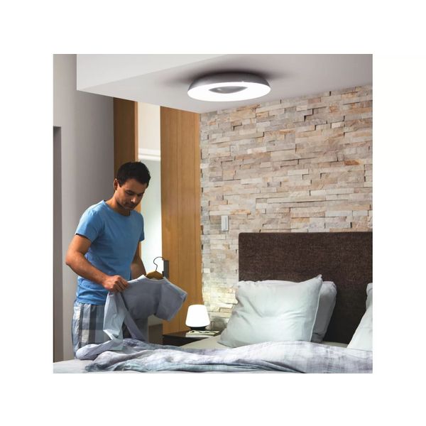 Philips Lighting Still Hue White ambiance plafondlamp black