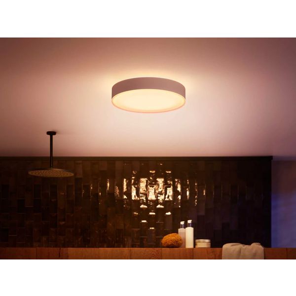 Philips Lighting Devere Hue White ambiance middelgrote plafondlamp White