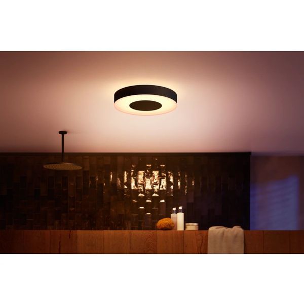 Philips Lighting Xamento Hue White and Color Ambiance middelgrote plafondlamp Black