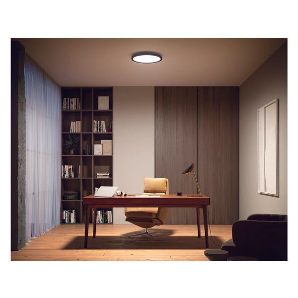 Philips Lighting Aurelle Hue White ambiance rond paneel 21W Zwart