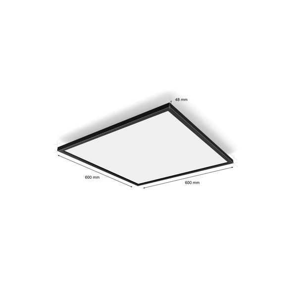 Philips Lighting Aurelle Hue White ambiance vierkant paneel 39W Black