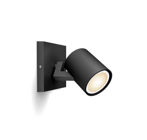 Runner Hue ext.single spot black 1x4.2W  Philips Lighting