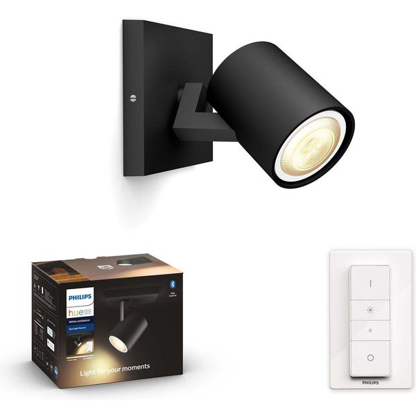 Philips Lighting Runner Hue single spot black 1x5W 230V