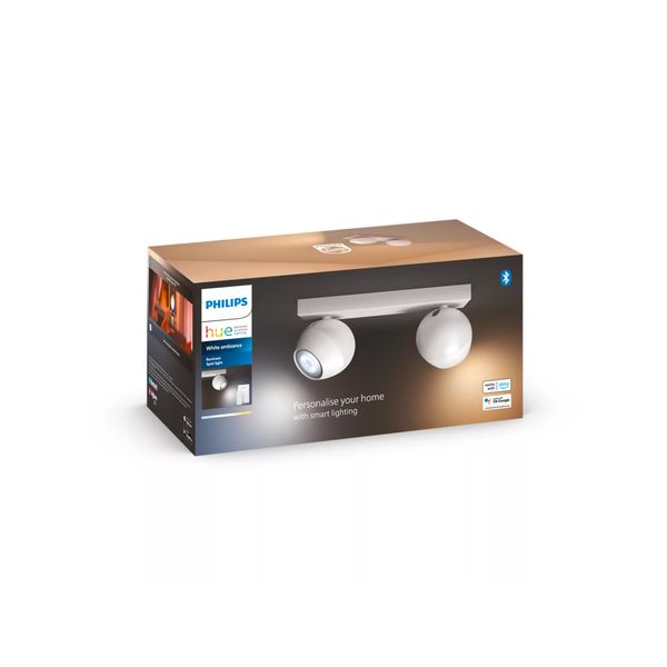 Philips Lighting Buckram Hue White Ambiance dubbele spot 2x5W 230V White