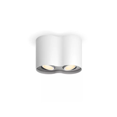 Pillar Hue White ambiance 2-lichts spotbalk 2x4.2W White  Philips Lighting