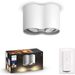 Philips Lighting Pillar Hue White ambiance 2-spot 2x5W 230V white