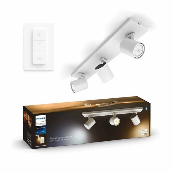 Philips Lighting Runner Hue White ambiance 3-lichts spotbalk 3x5W 230V White