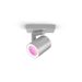 Philips Lighting Argenta Hue White en Colour Ambiance enkele spot 1x5.7W 240 Aluminium