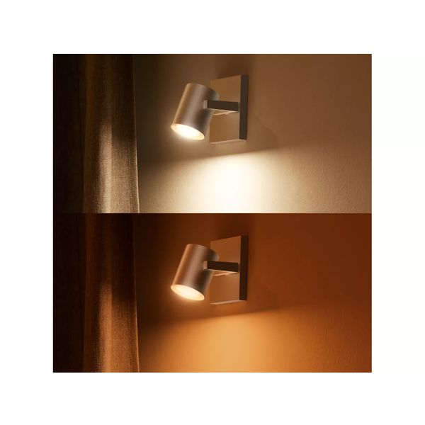 Philips Lighting Argenta Hue White en Colour Ambiance enkele spot 1x5.7W 240 Aluminium