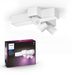 Philips Lighting Centris Hue White and color ambiance plafondlamp met 3 spots White