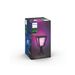 Philips Lighting Econic Hue White and Color Ambiance sokkellamp 1x15W Black