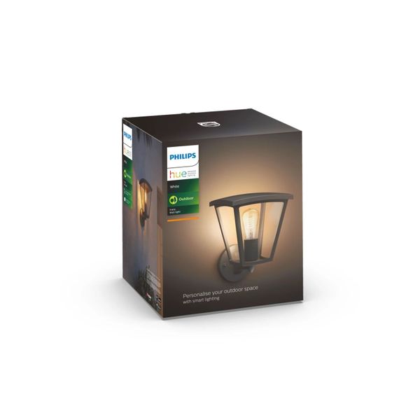 Philips Lighting Inara Hue White buitenwandlamp Black