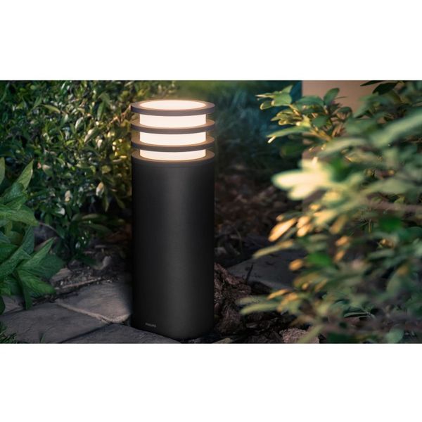 Philips Lighting Lucca Hue White sokkellamp 1x9W 230V anthracite