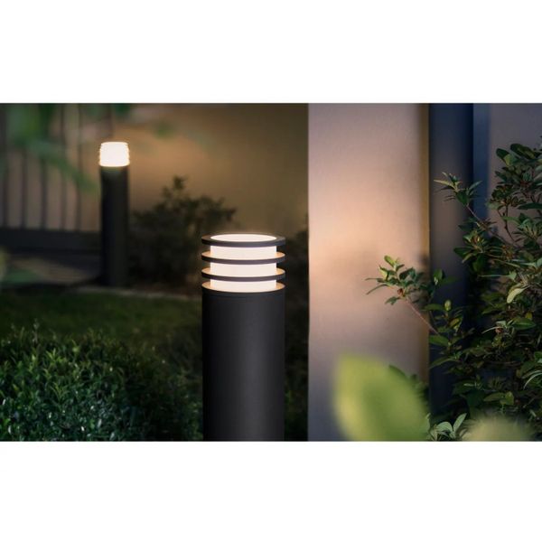 Philips Lighting Lucca Hue White sokkellamp 1x9W 230V anthracite